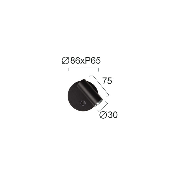 LED Аплик TARA 4319601 Viokef 4W 3000K Triac Dimmable | Osvetlenieto.bg