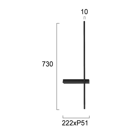 LED Аплик VECTOR 4353100 Viokef 6W 2700K | Osvetlenieto.bg