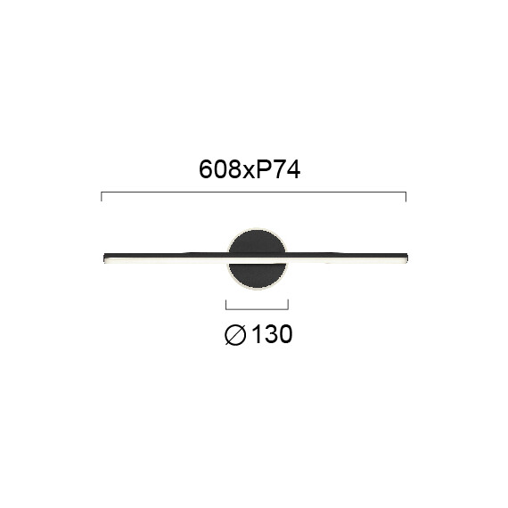 LED Аплик за баня CAMELIA 4285800 Viokef 11W 3000K | Osvetlenieto.bg