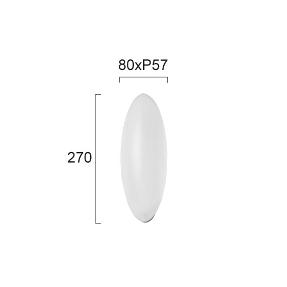 LED Аплик за баня MARGI 4307800 Viokef 8W 3000K | Osvetlenieto.bg