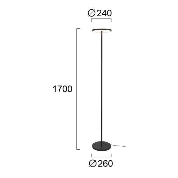 LED Лампион DEMY 4341100 Viokef 18W 3000K | Osvetlenieto.bg
