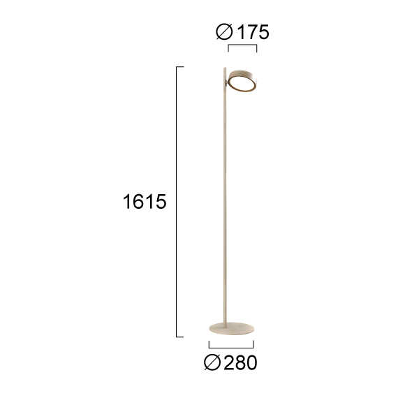 LED Лампион ONLY 4308101 Viokef 28W 3000K Triac Dimmable | Osvetlenieto.bg