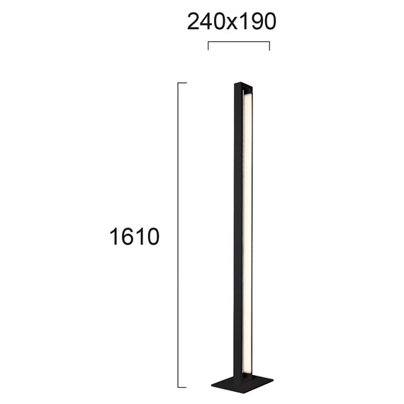 LED Лампион TIFFANY 4220800 Viokef 27W 3000K | Osvetlenieto.bg