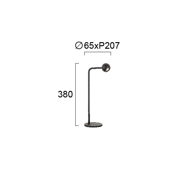 LED Настолна лампа SEBASTIAN 4271000 Viokef 6W 3000K | Osvetlenieto.bg