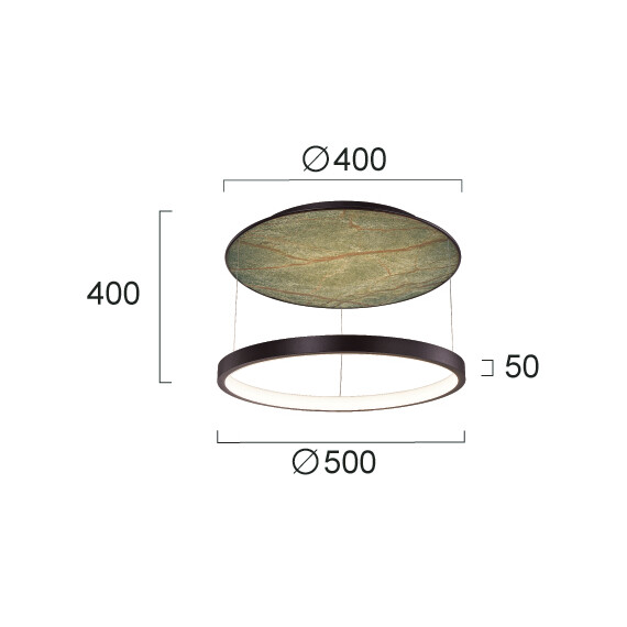 LED Полилей MARILIA 4320000 Viokef 34W 3000K | Osvetlenieto.bg
