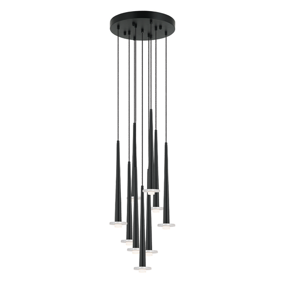 LED Полилей ZAMBELIS 22113 PENDANT LED LIGHT 25W 3000K ALUMINUM -MARBLE BLACK | Osvetlenieto.bg