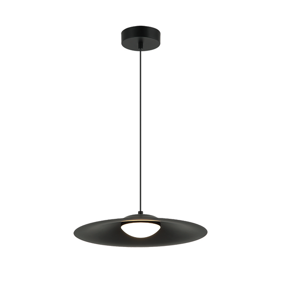 LED Полилей ZAMBELIS 22130 PENDANT LED LIGHT 12W 3000K BLACK | Osvetlenieto.bg