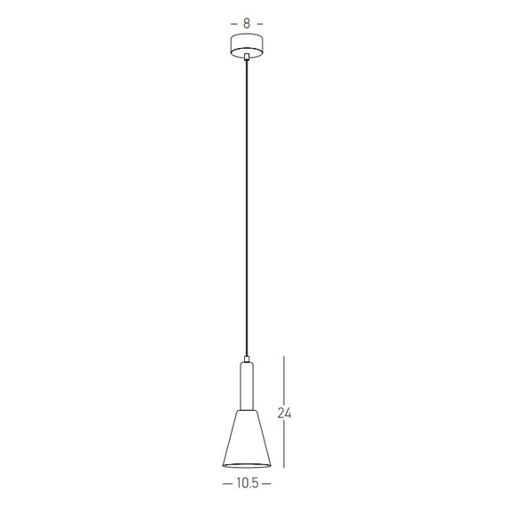 LED Полилей ZAMBELIS 22179 PENDANT LIGHT LED 7W 3000K SANDY BLACK | Osvetlenieto.bg