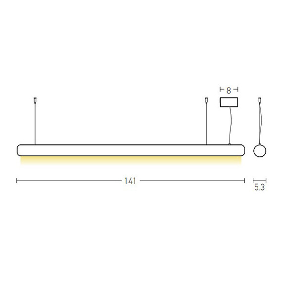 LED Полилей ZAMBELIS 22207 PENDANT LED LIGHT 45W 3000K BRONZE | Osvetlenieto.bg