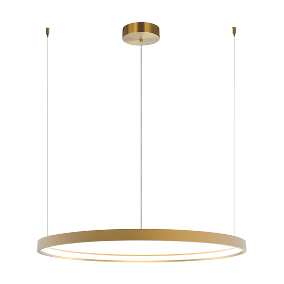 LED Полилей ZAMBELIS 23034 PENDANT LED LIGHT 45W 3000K ALUMINIUM GOLD | Osvetlenieto.bg