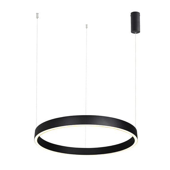 LED Полилей ZAMBELIS 25365 PENDANT LED LIGHT UP-DOWN 59W 3000K BLACK ALUMINIUM - ACRYLIC | Osvetlenieto.bg