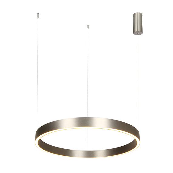 LED Полилей ZAMBELIS 25366 PENDANT LED LIGHT UP-DOWN 59W 3000K ELECTROPLATE BRUSHED NICKEL ALUMINIUM - ACRYLIC | Osvetlenieto.bg