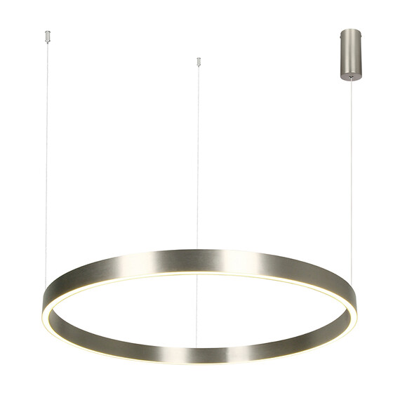 LED Полилей ZAMBELIS 25369 PENDANT LED LIGHT UP-DOWN 70W 3000K ELECTROPLATE BRUSHED NICKEL ALUMINIUM - ACRYLIC | Osvetlenieto.bg