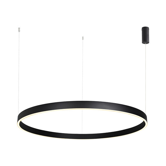 LED Полилей ZAMBELIS 25371 PENDANT LED LIGHT UP-DOWN 88W 3000K BLACK ALUMINIUM - ACRYLIC | Osvetlenieto.bg