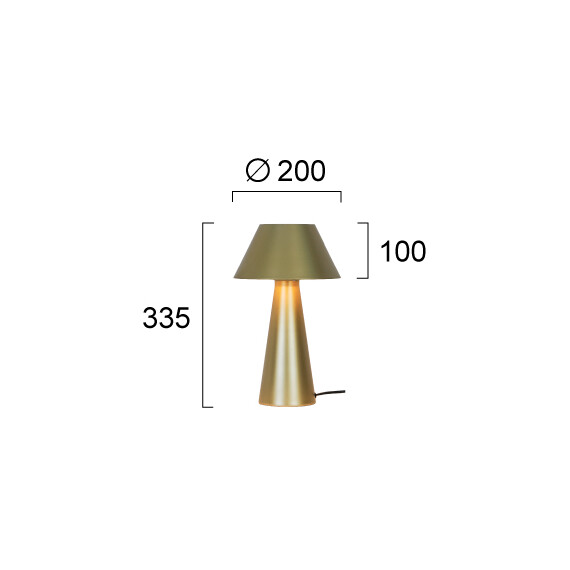 Настолна лампа DONA 4307401 Viokef 1xЕ27 | Osvetlenieto.bg