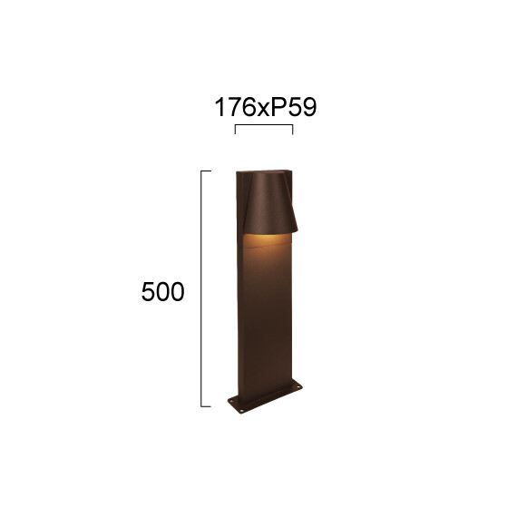 Градинска лампа LORKA 4298600 Viokef 1xGU10 | Osvetlenieto.bg
