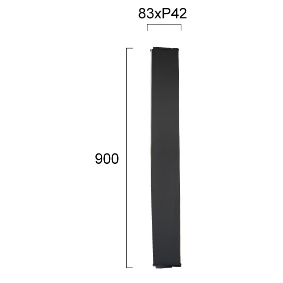 LED Фасаден аплик ARIZONA 4350800 Viokef 24W 3000K | Osvetlenieto.bg