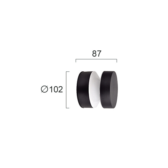 LED Фасаден аплик MATIRA 4310400 Viokef 6W 3000K | Osvetlenieto.bg