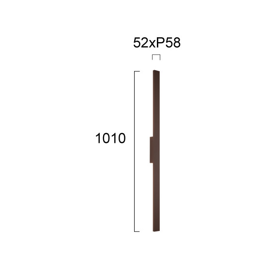 LED Фасаден аплик TOSCANA 4336001 Viokef 18W 3000K | Osvetlenieto.bg