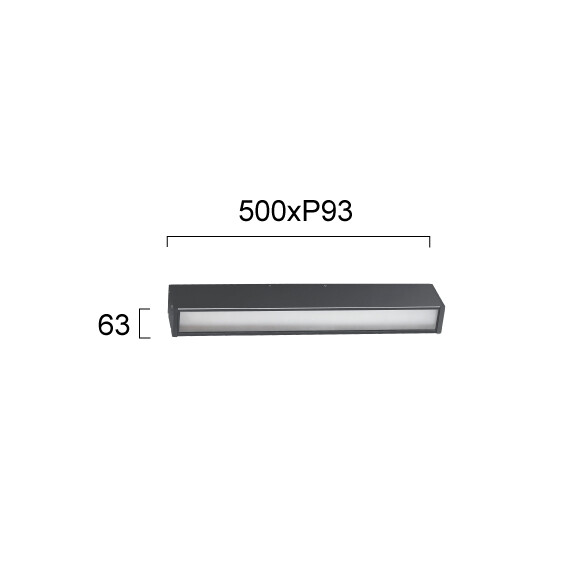 LED Фасаден плафон VERONA 4293600 Viokef 21W 3000K | Osvetlenieto.bg