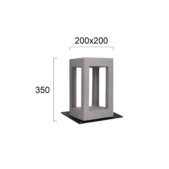 LED Градинска лампа FASMA 4290700 Viokef 6W 3000K | Osvetlenieto.bg