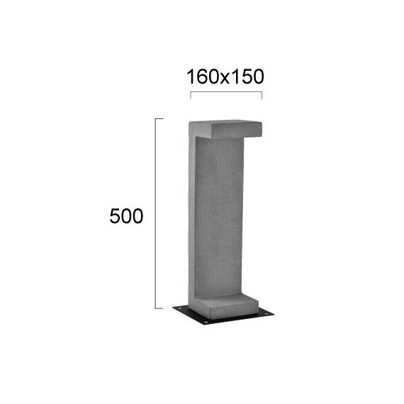 LED Градинска лампа GARY 4290600 Viokef 9W 3000K | Osvetlenieto.bg