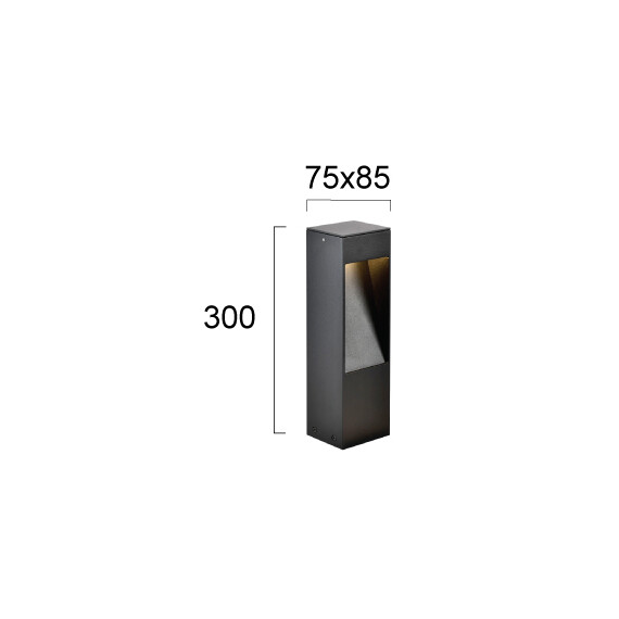 LED Градинска лампа KARL 4320800 Viokef 7W 3000K | Osvetlenieto.bg