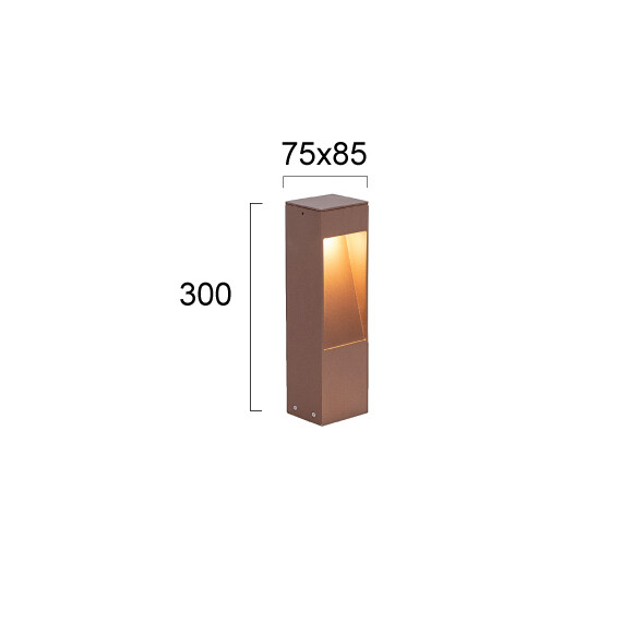 LED Градинска лампа KARL 4320801 Viokef 7W 3000K | Osvetlenieto.bg