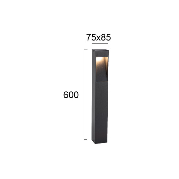 LED Градинска лампа KARL 4320900 Viokef 7W 3000K | Osvetlenieto.bg