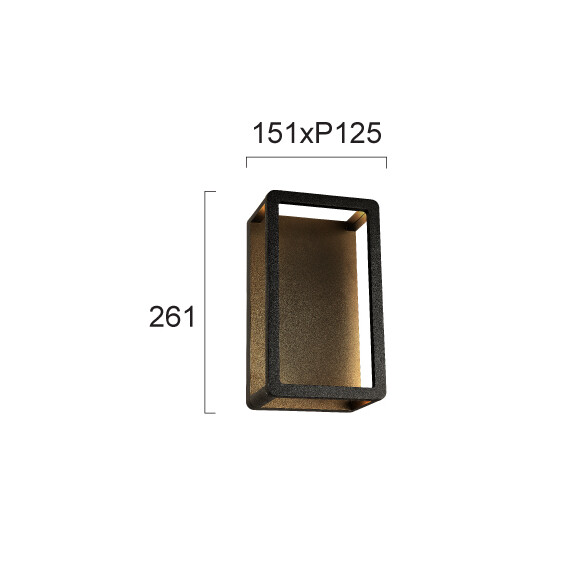 LED Градинска лампа NAT 4309500 Viokef 10W 3000K | Osvetlenieto.bg