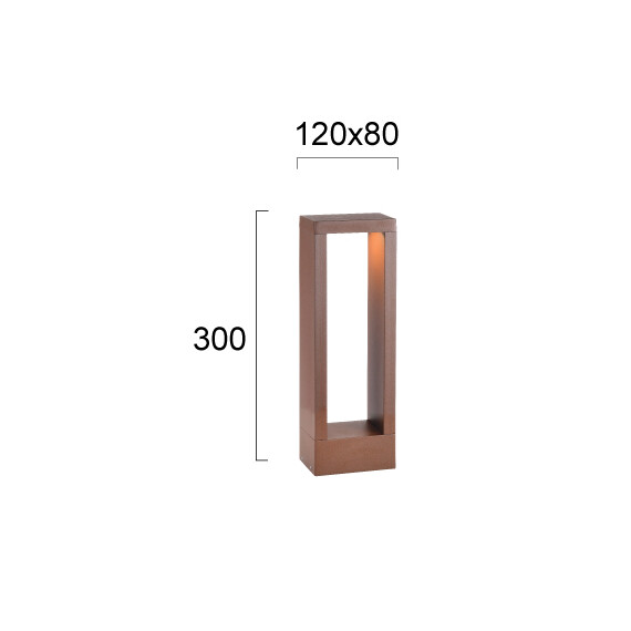 LED Градинска лампа ZORO 4332700 Viokef 10W 3000K | Osvetlenieto.bg