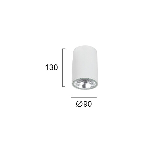 LED Луна за открит монтаж DERMOT 4334800 Viokef 10W 3000K | Osvetlenieto.bg