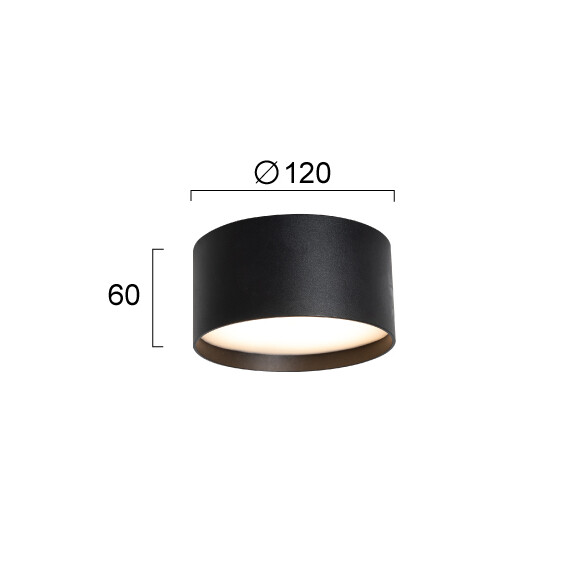 LED Луна за открит монтаж GABRIEL 4336101 Viokef 15W CCT 3000K-5700K | Osvetlenieto.bg