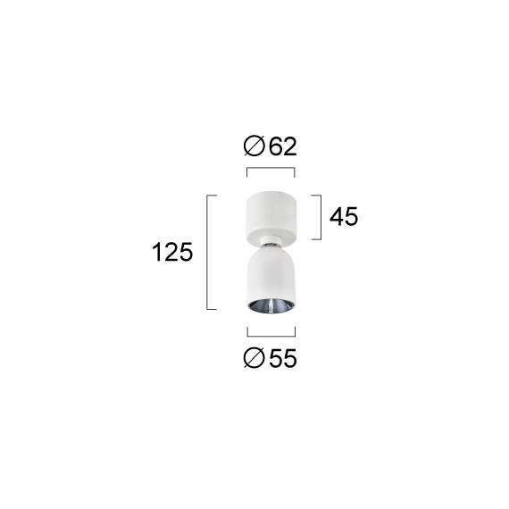LED Луна за открит монтаж LOT 4304600 Viokef 7W 3000K | Osvetlenieto.bg