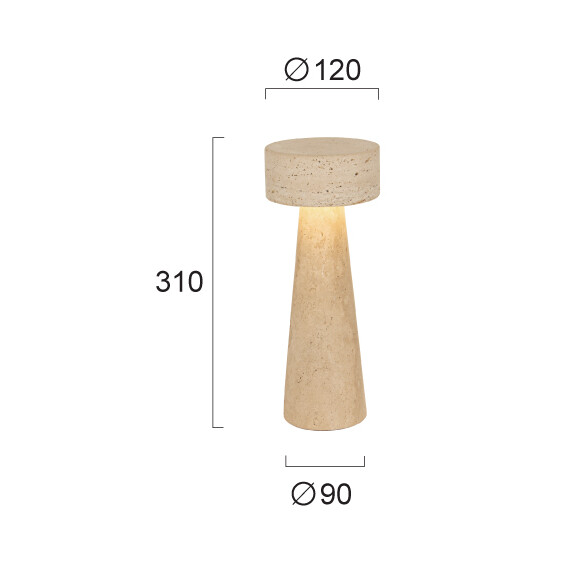 LED Настолна лампа SERENITY 4337700 Viokef 7W 2700K | Osvetlenieto.bg