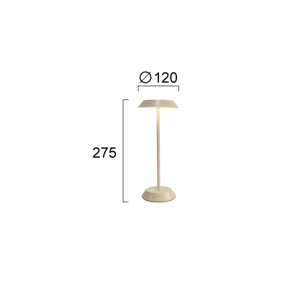 LED Стояща лампа CALIFORNIA 4350500 Viokef 2W CCT 3000K-6000К Triac Dimmable | Osvetlenieto.bg