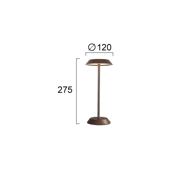 LED Стояща лампа CALIFORNIA 4350501 Viokef 2W CCT 3000K-6000К Triac Dimmable | Osvetlenieto.bg
