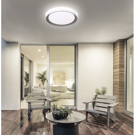 LED Външен плафон TANIA 4318100 Viokef 25W CCT 3000K-6000K | Osvetlenieto.bg