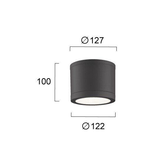 LED Външна лампа TISSU 4333300 Viokef 7W 3000K | Osvetlenieto.bg