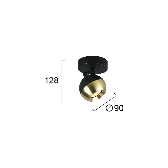 Спот RINGO 4273700 Viokef 1xGU10 | Osvetlenieto.bg