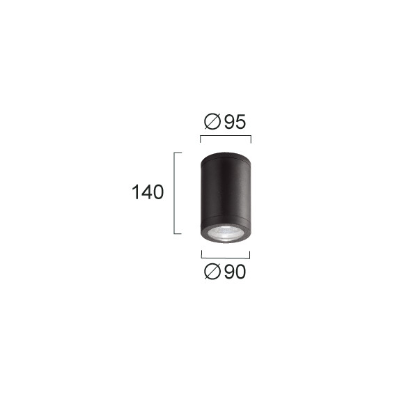Външна лампа MELINDA 4318200 Viokef 1xGU10 | Osvetlenieto.bg