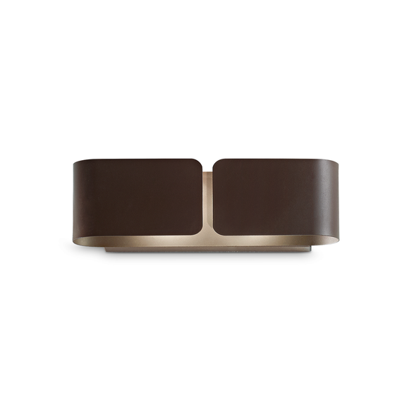 Аплик CLIP AP2 SMALL COFFEE 187365 Ideal Lux 2xE27 | Osvetlenieto.bg