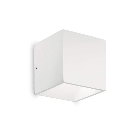 Фасаден аплик Rubik Ap1 Bianco 149745 Ideal Lux LED IP44 | Osvetlenieto.bg