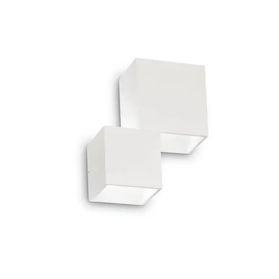 Фасаден аплик RUBIK AP2 BIANCO 187358 Ideal Lux LED | Osvetlenieto.bg