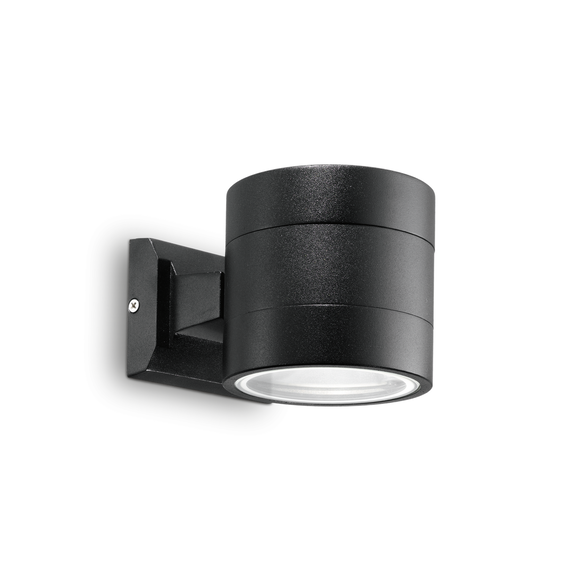 Фасаден аплик SNIF AP1 ROUND NERO 061450 Ideal Lux 1xG9 IP54 | Osvetlenieto.bg
