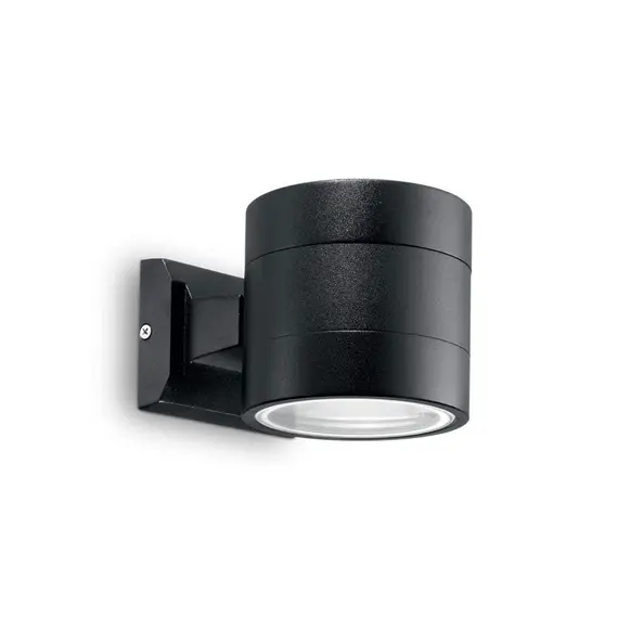 Фасаден аплик Snif Ap1 Round Nero 061450 Ideal Lux G9 IP54 | Osvetlenieto.bg