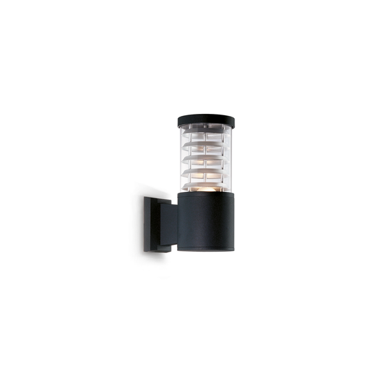 Фасаден аплик TRONCO AP1 NERO 004716 Ideal Lux 1xE27 IP44 | Osvetlenieto.bg