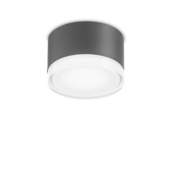 Фасаден аплик URANO PL1 SMALL ANTRACITE 168111 Ideal Lux 1xGX53 IP44 | Osvetlenieto.bg