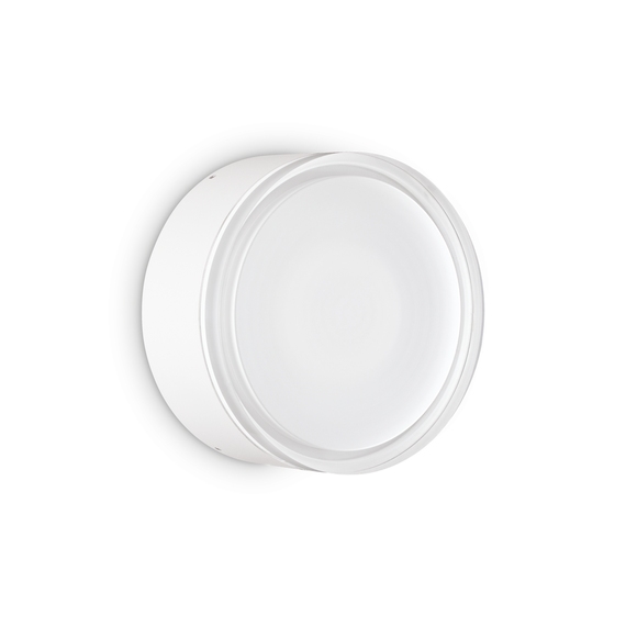 Фасаден плафон URANO PL1 BIG BIANCO 168050 Ideal Lux 1xGX53 IP44 | Osvetlenieto.bg