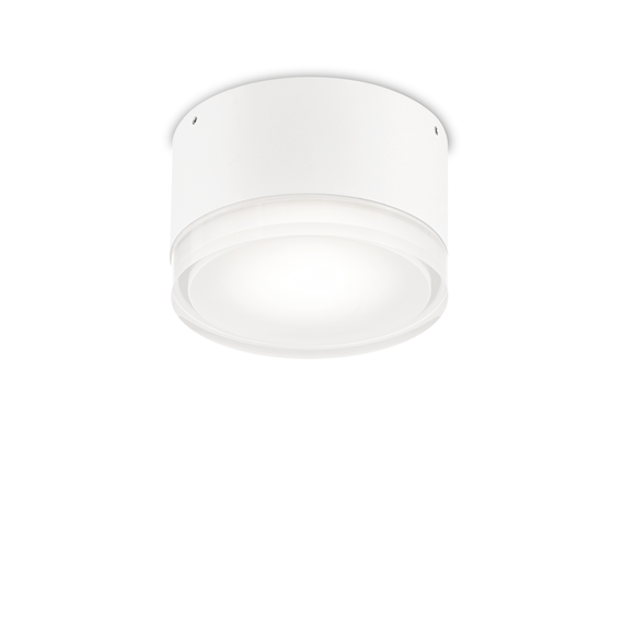 Фасаден плафон URANO PL1 SMALL BIANCO 168036 Ideal Lux 1xGX53 IP44 | Osvetlenieto.bg